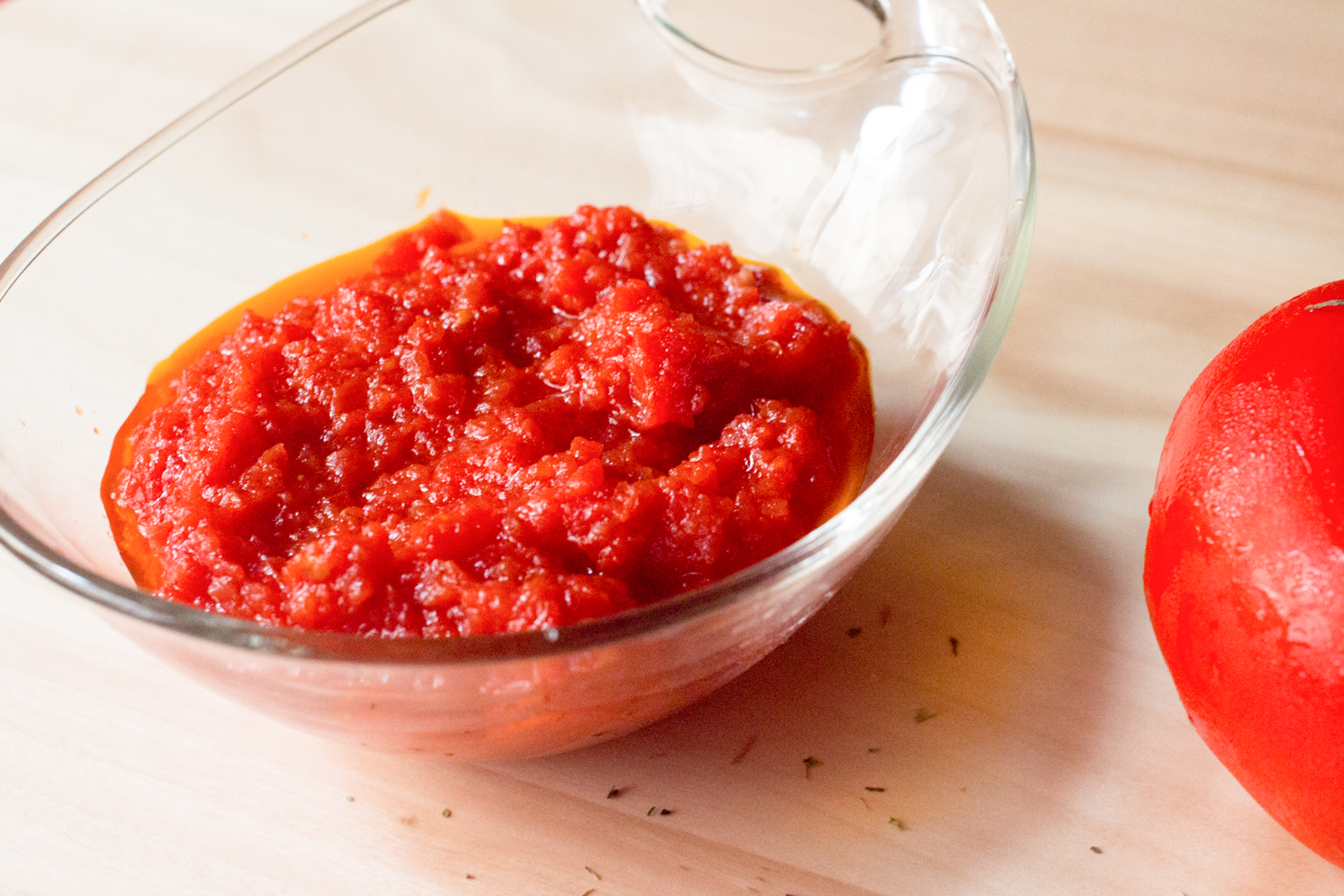 Salsa de tomate – tomate frito casero